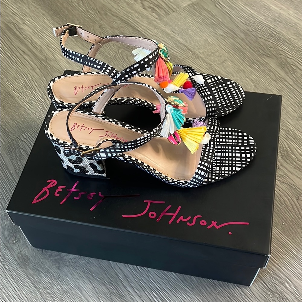 Betsey Johnson Heels with Strappy Design